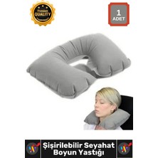 Wintoup #seyahat Ergonomik Konforlu Boyunluk Uçak Otobüs Otomobil Uyumlu Yumuşak Doku Şişme Seyahat Yastığı