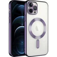 AKM Newface Apple iPhone 13 Pro Kılıf Kross Magneticsafe Kapak - Mor