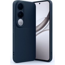 AKM Newface Vivo V50 Lite 4g Auto Focus Karbon Kapak - Lacivert