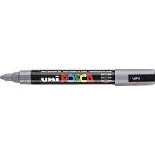 Larskas Uni-Ball Uni Pc-5m Boyama Markörü 1.8-2.5 mm Gri