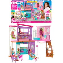 Larskas Barbie Tatil Evi Oyun Seti 30'dan Fazla Parça Içeren Barbie Tatil Evi, 3 Yaş ve Üzeri Için Oyuncak HCD50
