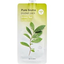 Larskas Yatıştırıcı ve Nemlendirici Yeşil Çay Uyku Maskesi 10ML Pure Source Pocket Pack Green Tea
