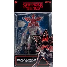 Larskas Stranger Things Demogorgon Upside Down Collector Figürü - Alternatif Baş ve Çevresel Teşhir Tabanı ile 15 cm Son Derece Detaylı Figür