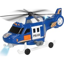 Larskas Dickie Toys 203302016, Oyuncak Helikopter Arabası, 18 Cm, Sesli/ışıklı, Işıklı ve Sesli, 18 Cm, Manuel Vinç, Serbest Pervane, Helicopter Car