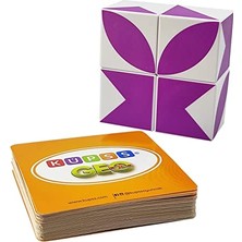 Larskas Geo Jr. Manyetik Görsel Zeka Küpleri (40 Geometrik Şekil Kartı - Mıknatıslı Küpler)