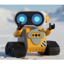 Larskas Akıllı Kumandalı Robot Oyuncak, Wall-E Benzeri El Sensörlü, USB Şarjlı, Işıklı ve Müzikli, Eğitici Stem Oyuncak