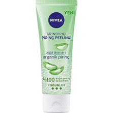 Larskas Nıvea Arındırıcı Organik Pirinç Peeling 75 Ml, Karma Ciltler, Aloe Vera ile Yüz Bakım, Cildi Arındırır, Etkili Yüz Temizleme