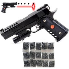 Larskas Lazerli Boncuklu Tabanca Boncuk Atan 15 Paket Boncuk Hediye