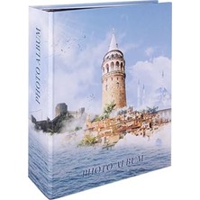 Larskas Rabsev RS306 Fotoğraf Albümü 10X15CM 200 Fotoğraf Kapasiteli Istanbul Desenli Lüks Albüm