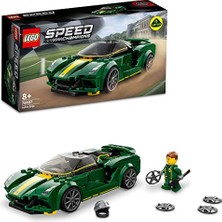 Larskas Lego® Speed Champions Lotus Evija 76907-8 Yaş ve Üzeri Çocuklar ve Araba Meraklıları Için Harika Bir Oyuncak Yapım Seti (247 Parça)