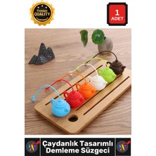 Wintoup #süzgeç Silikon Bitki Çayı Demleyici Isıya Dayanıklı Süzgeç Çaydanlık Tasarımlı Çay Demleme Süzgeci