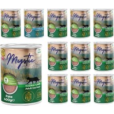 Larskas Mystic Yetişkin Kedi Kuzulu Pate 400 gr x 12 Adet