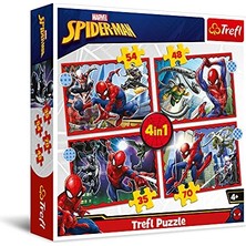 Larskas Puzzles - "4'ü 1 Arada" - Kahraman Örümcek Adam/disney Marvel Örümcek Adam
