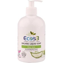 Larskas Organik Aloe Vera Özlü Parabensiz Sıvı Sabun (1 x 500 Ml)