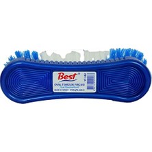 Larskas Best Oval Temizlik Fırçası Plastik Halı Fırça Karışık Renk 17 cm