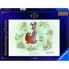 Larskas 1000 Parça Disney Leydi ile Sokak Köpeği Puzzle