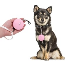 Larskas Geri Çekilebilir Köpek Tasması, 2m Köpek Tasma Kaymaz Tutacak, Tek Elle Frenleme, Durdurma ve Kilit, Küçük Köpekler Için