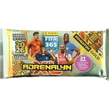 Larskas Lisanslı  Fıfa 365 2026 Adrenalyn Xl 1 Momentum Gold Pack With 21 Cards