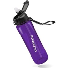 Larskas Fiftyfifty Pipetli 850ML Tritan Su Matarası Mor