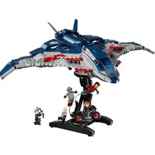 Larskas LEGO ǀ Marvel Avengers: Ultron Çağı Quinjet 76325 – 12 Yaş ve Üzeri Süper Kahraman Seven Çocuklar Için Koleksiyonluk Marvel Uçağı Oyuncak Yapım Seti, Süper Kahraman Aksiyonu (1131 Parça)