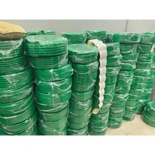 Larskas 20 Metre Uzunluğunda Yeşil Sulama Hortumu, Iç Sarı Desenli
