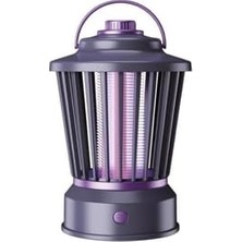 Larskas Torima Ssk-12 Siyah Şarjlı Uv Işıklı Elektrikli Sivrisinek Öldürücü Lamba Sinek Kovucu Sineksavar