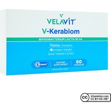 Velavit V-Kerabiome Keratin 60 Kapsül