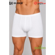 Lüx Drm Gd Goldoremi Erkek Premium Süper Rahat Bambu Likralı Nefes Alabilen İnce Kumaş Beli İz Yapmaz Boxer