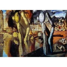 Larskas Cakatablo Narcissus Metamorfozu Salvador Dali Resmi 1000 Parça Puzzle Yapboz Mdf Ahşap