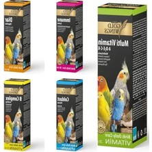 Larskas 5'li Kuş Vitamin Seti, Muhabbet Kuşu ve Kanarya Için