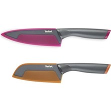 Larskas Tefal Fresh Kitchen 2'li Set 15CM Şef Bıçağı + 12CM Santoku Bıçağı