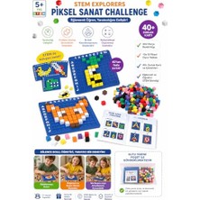 Larskas Kodlama Oyunu 402 Parça Eğitici Zeka Oyunu – Çocuklar Için Puzzle Shape Oyuncak – 5 Yaş ve Üzeri