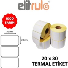 Larskas Barkod Etiketi 20X30 Termal - 1000 Adet