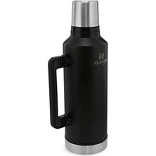 Larskas Vakumlu Çelik Termos - Mat Siyah, 2.3 Litre, 48 Saat Isı Koruma