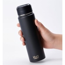 Larskas Deconox 650 ml Paslanmaz Çelik Termos Matara - 4 Renk (Krem, Yeşil, Siyah, Mavi) - Sıcak ve Soğuk Tutan Sporcu Suluk ve Ofis Şişesi (Krem)