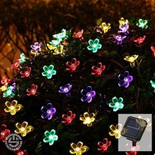 Larskas Technosmart 30 Ledli Solar Çiçekli Rgb Bayçe Aydınlatma Dekorasyon Güneş Enerjili