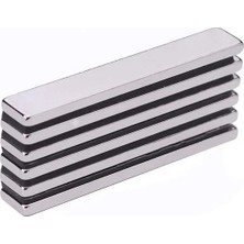Larskas Güçlü Neodyum Mıknatıs Seti, 60X10X3 mm Boyutunda, 5 Adet