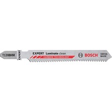 Larskas Bosch Professional 3x Expert 'laminate Clean' T 128 Bhm Dekupaj Testere Bıçakları (Dolu Laminant Vinil, Pvc, Hpl Yüksek Basınçlı Laminant, Uzunluk 92 Mm, Aksesuar Dekupaj Testeresi)