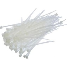 Larskas 3.6X150 mm Beyaz Plastik Cırt Kelepçe - Çok Amaçlı, Dayanıklı ve Kolay Kullanım