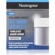 Larskas Neutrogena Retinol Boost+ Yenileyici Bakım Kremi Kırışıklık Karşıtı Saf Retinol Içerikli Yaşlanma Karşıtı Yüz Kremi 50 ml