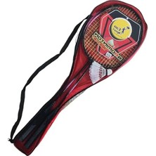 Larskas Taşınabilir Badminton Seti, 2 Raket ve 3 Top ile Hafif ve Dayanıklı