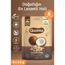 Quokka Organik Hindistan Cevizi Çıtırı Atıştırmalık Paket 30 gr - 6 Adet