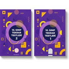 Meb 10. Sınıf Tekrar Testleri Seti 2 Kitap | Tekrar Testleri 1 ve 2 | Lise Konu Pekiştirme ve Sınav Hazırlık Kaynağı