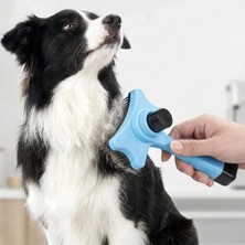 Sepet Dolusu® Evcil Hayvan Kedi Köpek Tüy Toplayıcı Otomatik Tuşlu Pet Tarak