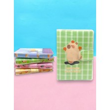 Limmy Happy & Fun Capybara A7 Not Defteri , Çıt Çıtlı Cep Defteri - Yeşil
