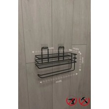 Larskas Yapışkanlı Siyah Kağıt Rulo Havluluk ve Peçetelik Düzenleyici