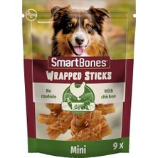Larskas Chickenwrapsticks Mini Küçük Boy Tavuklu Burgu Çubuklar 9'lu, 112 gr Köpek Ödülü