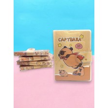 Limmy Capybara A7 Not Defteri , Çıt Çıtlı Cep Defteri - Süper Capybara