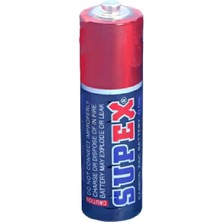 Supex R6 Aa 1.5V Çinko Karbon Kalem Pil