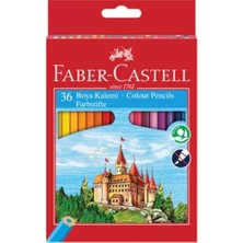 Larskas Faber-Castell 36 Renk Boya Kalemi, Canlı ve Parlak Renkler, Kırılmaya Dayanıklı Uçlar, Ergonomik Tasarım, Karton Kutu, Okul ve Sanat Için Uygun